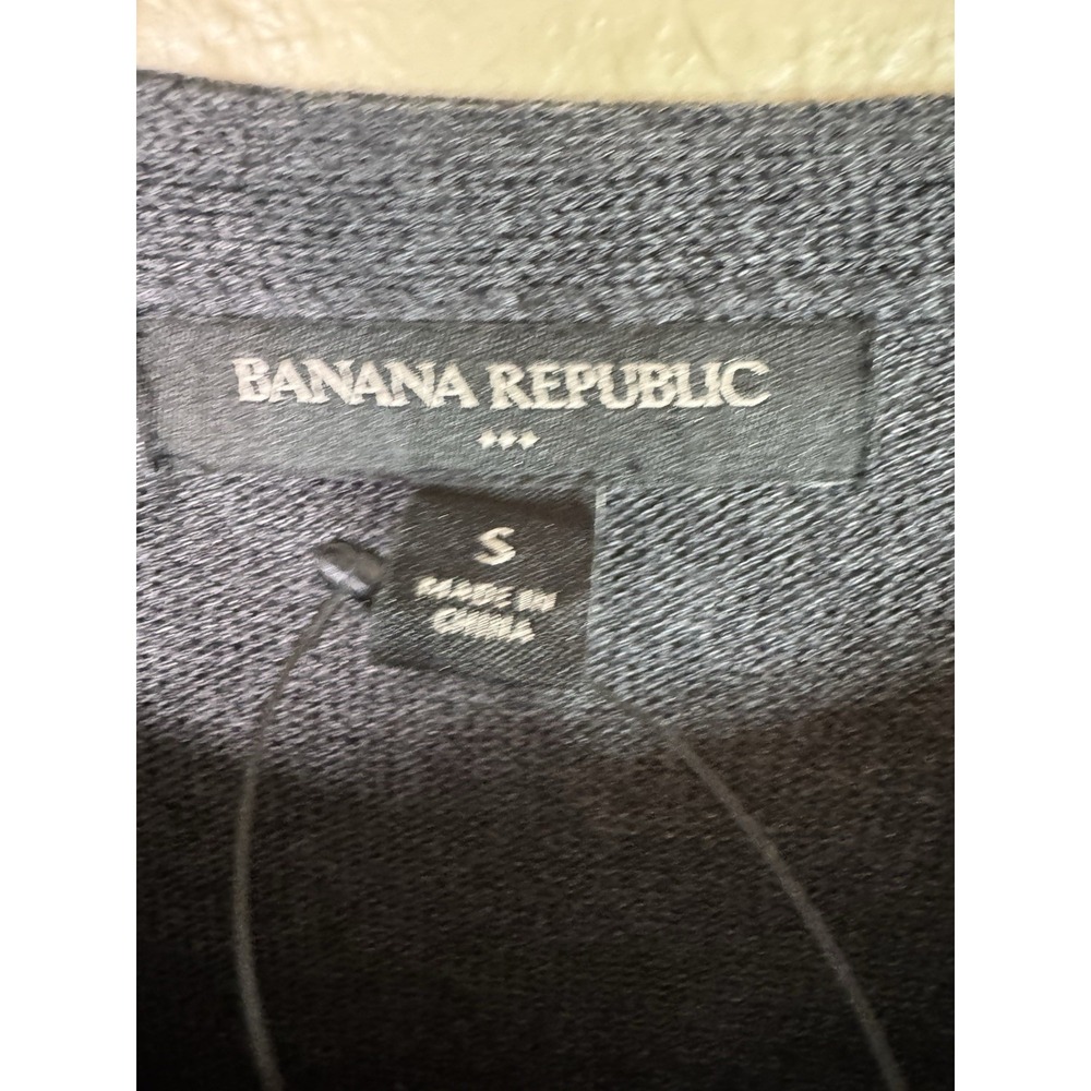 NWT Banana Republic Womens‎ Charcoal Long Sleeve Sweater Size S - Picture 5 of 7